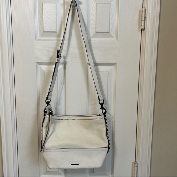 Rebecca Minkoff Handbags - Rebecca Minkoff White Shoulder Bag with Adjustable Strap